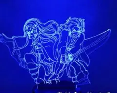 鬼滅の刃　炭治郎とねずこのナイトランプ　16色に変化しリモコン操作も可能！