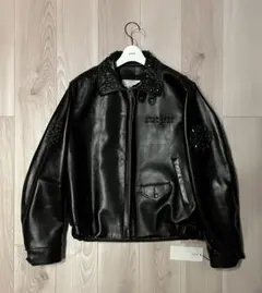 B*丸様 sacai レザージャケット ライダース サイズ2 黒 25aw sacai 25ss レザージャケット leather jacket2