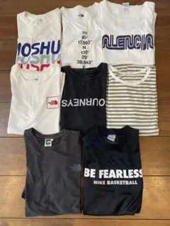 nanamica、champion、thenorthfaceなどTシャツセット