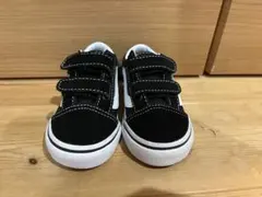 Vans キッズスニーカー ブラック/ホワイト 10cm