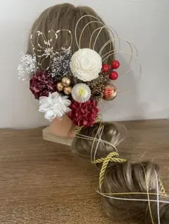 和装髪飾り　結婚式　卒業式　成人式　七五三。　NO.48