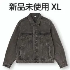 【新品未使用】GU デニムジャケット ダークグレー XL