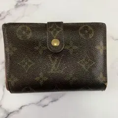 ルイヴィトン モノグラム ヴィエノワ 二つ折り がま口 ブラウン 茶色　②