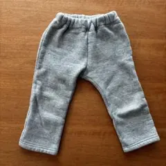 BREEZE 裏起毛 長ズボン 90サイズ グレー