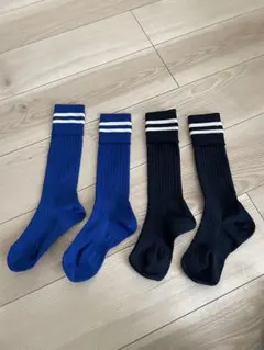 18センチ　サッカー ソックス 2足セット キッズ ジュニア 子供用