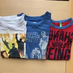 120 バットマン　スターウォーズ　Tシャツ　GAP KIDSユニクロ　ベネトン