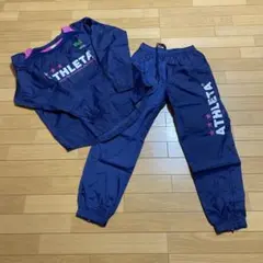 ATHLETA ネイビー ピステ上下セット Sサイズ