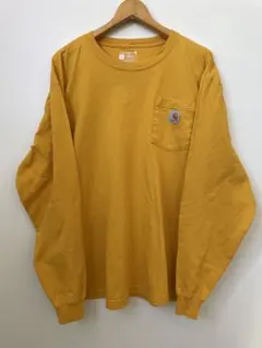Carhartt 長袖カットソー L ロンT キャメル アメリカ古着