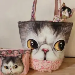 ゆ*ら様 コヤンイサムチョン　毛糸のカゴバック　ハンドメイド