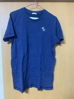 Abercrombie & Fitch アバクロ　ネイビー Tシャツ M