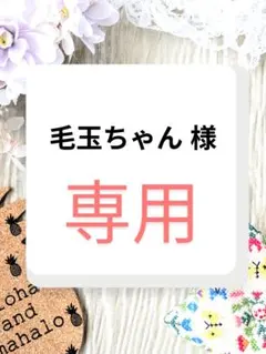 毛玉ちゃん 様　専用ページ