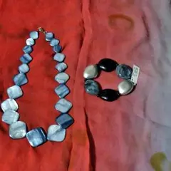 美品&新品❢天然シェルネックレス&ブレスレット