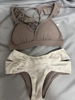 To the sea レースアップフリルビキニ上下セットのサムネイル
