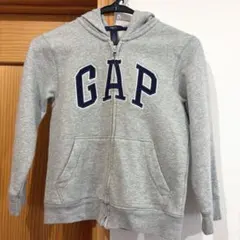 GAP Kids グレー　ジップアップパーカー　120