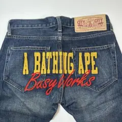 *A BATHING APE classics バック刺繍　ジーンズのサムネイル