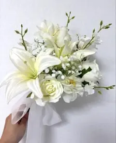 ウエディングブーケ ブートニア