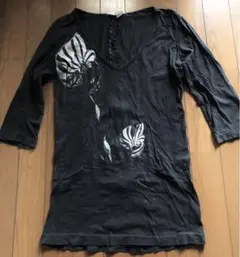 DIESEL グラフィックプリントカットソー ブラック Sサイズ