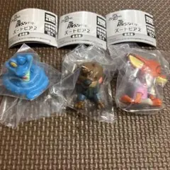 ☆新品☆ズートピア2 肩ズンFig フィギュアセット ニック・ワイルドとニブルス