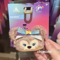 香港ディズニー　開園20周年記念　シェリーメイ　ハットキーチェーン　バッジ