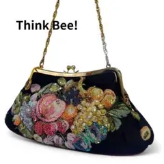 ThinkBee！ シンクビー　がま口　ハンドバッグ　パーティーバッグ　フルーツ