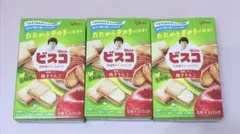 グリコ　ビスコ　発酵バター焼きりんご　3箱セット ビスケット