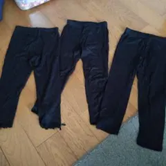 女の子黒レギンス3点セット