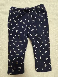 babyGap ハート柄 レギンス ズボン ネイビー 12-18か月 80のサムネイル