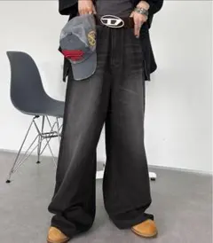 sedacle ヴィンテージカラー オーバーダイデニム ブラック M