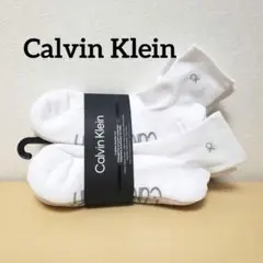 新品 Calvin Klein CKロゴ ソックス 6足セット ホワイト メンズのサムネイル