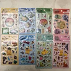 【韓国限定】　正規品　ダイソー　ポケモンシール　8種　ウォーターシール