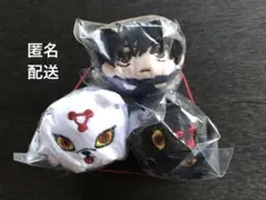 呪術廻戦 まめころりん 伏黒 玉犬 黒 白 3個セット マスコット