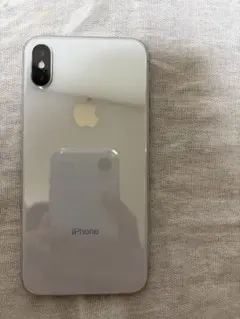 iPhone X 64GB シルバー 難あり 本体のサムネイル
