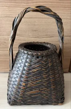 茶道具 竹製 花器 花籠