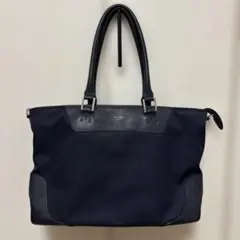 ペッレモルビダ　トート　ネイビー