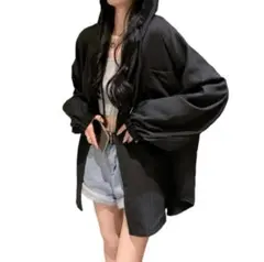 トップス レディース フード付き カーディガン トップス 長袖 日焼け止め服
