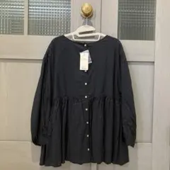 新品タグ付き アーバンリサーチドアーズ コットンボイル2WAYギャザーブラウス