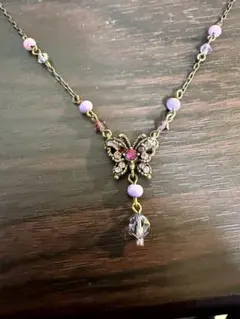 ANNA SUI アナスイ　バタフライ　ネックレス
