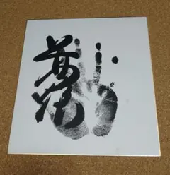相撲　貴ノ浪　手形　サイン　色紙　大関のサムネイル