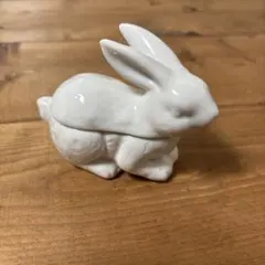 うさぎの小物入れ 置物 陶器 インテリア ナチュラルキッチン イースター