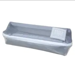 スリムペンケース 透明 グレー ブラック ホワイト