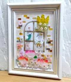 雨とウサギちゃん 紫陽花 FLOWER シーグラスアート - メルカリ