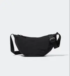 ユニクロ UNIQLO ラウンドミニショルダーバッグ ブラック