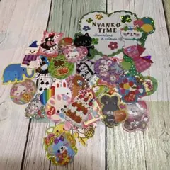 平成レトロ　シール　フレークシール　まとめ売り30枚　セット