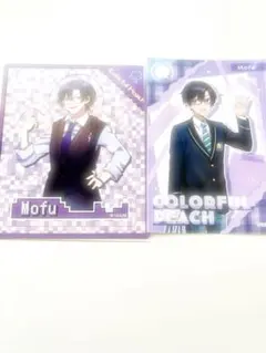 カラフルピーチ もふ ブロマイド マグネット