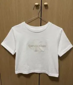 Calvin Klein クロップドTシャツ ホワイト