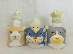 ACTUS 干支ノベルティ ねずみ３種 ボスマウス　猫　 非売品　未使用のサムネイル