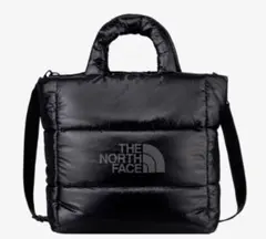 韓国限定 ホワイトレーベル ノースフェイス　ハンドバッグ Lサイズ　黒