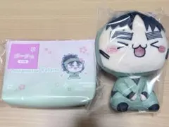 忍たま乱太郎 フリューくじ ふんわり桜もちぴこの段 七松小平太 ぬい ポーチ