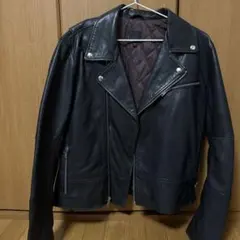 GAP ダブルライダースジャケット ブラック Lのサムネイル