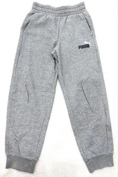 プーマ 新品 PUMA 裏起毛 スウェットパンツ 140サイズ グレー